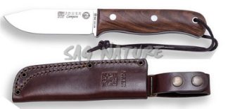 1201248 - COLTELLO BUSHCRAFT E SURVIVAL BS9 CAMPERO ACCIAO MOVA 1.4116 MANICO MICARTA LAMA 10,5 CM PESO 225 GR - COMPLETO DI FODERO PELLE CON ACCIARINO - JOKER CN112-P