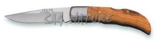 1201288 - COLTELLO CON MANICO OLIVO LAMA 9 CM PESO 77 GR - JOKER NO09
