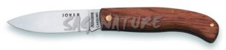 1201681 - COLTELLO CON MANICO LEGNO LAMA 7 CM PESO 45 GR - JOKER NB77