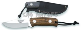1201894 - COLTELLO BRUSHCRAFT RABBIT CON MANICO LEGNO LAMA 8,5 CM PESO 130 GR - JOKER CB76