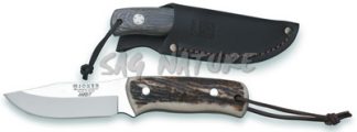 1201896 - COLTELLO BRUSHCRAFT RABBIT CON MANICO LEGNO LAMA 8,5 CM PESO 145 GR - JOKER CC76
