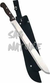 1203001 - MACETE CON MANICO LEGNO COMPLETO DI FODERO LAMA 45 CM - JKR124