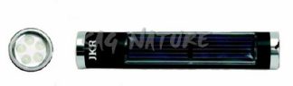 1203010 - TORCIA A 5 LED C/BATT. RICARICABILE AD ENERGIA SOLARE - JKR2139