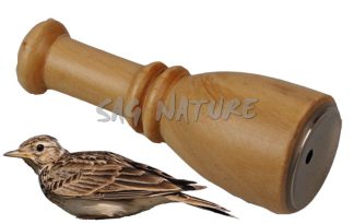 1301011 - ALLODOLA IN LEGNO VERNICIATO - IN BLISTER PLASTICA