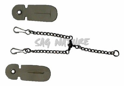 1301074 - BRACHE PER CIVETTA O FALCO, IN METALLO; CUOIATTOLI STACCABILI