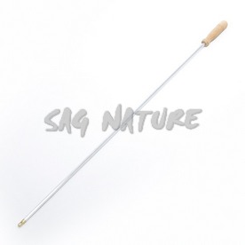 1301096 - BACCHETTONE PER FUCILE IN ANTICORRODAL, A 1 PEZZO, DIAM 8 MM, IMPUGNATURA PLASTICA