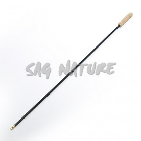 1301097 - BACCHETTONE PER FUCILE IN ACCIAIO PLASTIFICATO, A 1 PEZZO, DIAM 7 MM, IMPUGNATURA PLASTICA