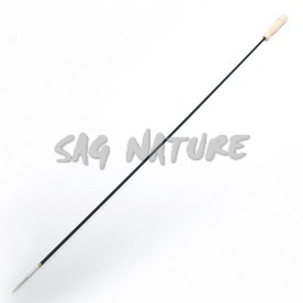 1301104 - BACCHETTONE PER CARABINA E FLOBERT IN ACCIAIO PLASTIF, A 1 PEZZO, DIAM 5 MM, IMPUGNATURA IN PLASTICA