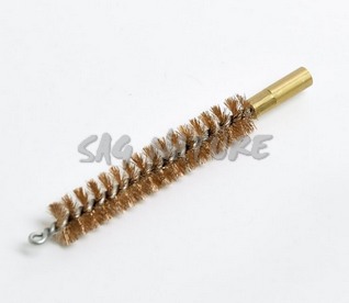 1301116 - SCOVOLO PER CARAB., PISTOLA, FLOBERT E ARIA COMPRESSA IN BRONZO A SPAZZOLA, TUTTI I CALIBRI - CF 5 PEZZI - PREZZO SINGOLO