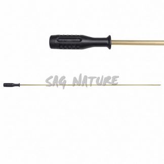 1301191 - BACCHETTONE IN OTTONE PER CARABINA, A 1 PZ, DIAM. 4 MM, IMPUGN. PLASTICA