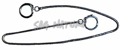 1511008 - CATENE PORTA FISCHIETTO CON MOSCHETTONE ED ANELLO