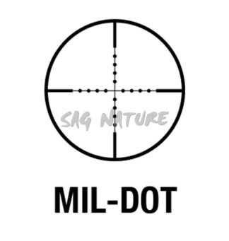 1703012 - OTTICA AIM 3-9X40 TUBO 1 POLLICE CLICK 1/4MOA RETICOLO MIL-DOT ILLUMINATO - ART. JLML3940G