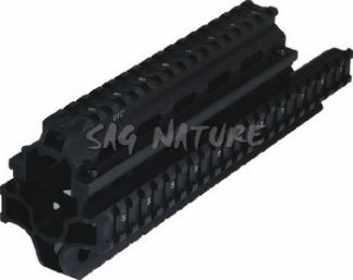 1703037 - SLITTA 4 RAIL PER SAIGA 7,62X39 - 16 SLOT SUL TOP, 21 SLOT AI LATI E 22 SLOT INFERIORI COPRI RAIL INCLUSI - ART. MNT-HGSG39