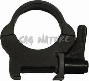 1703052 - ATTACCO MEDIO TUBO DA 25,4 MM BASE WEAVER SGANCIO RAPIDO IN ACCIAO - ART. QFR 25,4WM - OPTISAN