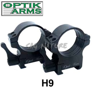 1703070 - ATTACCHI OPTICS ARMS A SGANCIO RAPIDO PER TUBO DA 30 MM - ALTEZZA 9 - WR 30-QR-9