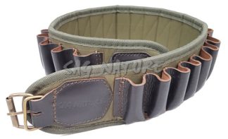 1706004 - CARTUCCERA IN CORDURA E PELLE CAL. 12 - CON 24 CELLE CHIUSE - ART. RA3C 12 - SAG NATURE