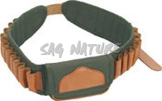 1706006 - CARTUCCERA CORDURA E PELLE CAL. 12 CON MARSUPIO CENTRALE - ART. RA20C