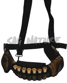 1706012 - CARTUCCERA CAMO CON TRACOLLA E PATELLA COPRI CARTUCCE 24 CELLE CAL 12 - ART. CRT04