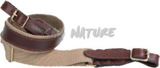 1707008 - CINGHIA - BRETELLA PER CARABINA IN CANAPONE E PELLE CUCITA A MANO - ART. CI.07 CARABINA