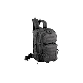 1708028 - ZAINO TACTICAL IN 600D ULTRA POL. SCHIENALE SEMIRIGIDO DOPPIO COMPARTO A ZIP COL. NERO  CM 45X30X17 - ART. TACTICAL 8