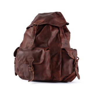 1708049 - ZAINO MEDIO IN PELLE CON 3 TASCHE ESTERNE CM 50X45X11 - ART. MD1 17L