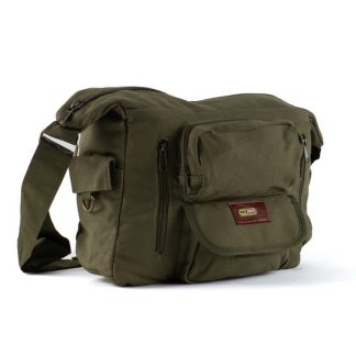 1708070 - BORSA CACCIA E TEMPO LIBERO MULTITASCHE IN NEW CANVAS COLORE VERDE CM 41X30X11 - ART. ZB1006 VERDE