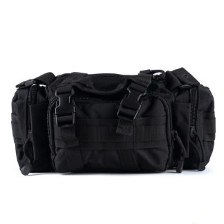 1708073 - MARSUPIO E /O BORSA IN CORDURA CON TRACOLLA CON 3 VANI CON ZIP CM 33X18X10 ART. MR03