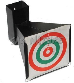 1709030 - PORTA BERSAGLIO CONICO CON RACCOGLITORE PALLINI - ART. PT 14X14 BLACK