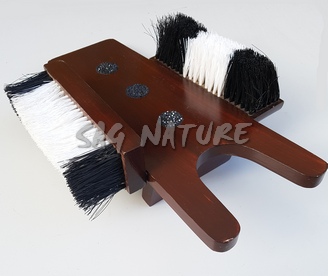 1709041 - LEVASTIVALI IN LEGNO CON SPAZZOLE LATERALI PER LA PULIZIA - SAG NATURE