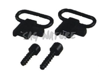 1709055 - COPPIA MAGLIETTA PORTA CINGHIA A SGANCIO RAPIDO COMPLETO DI VITI PER LEGNO - ART. RFB-03