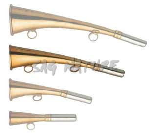 1709093 - CORNO-TROMBETTA IN OTTONE MISURA 22 CM