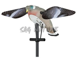 1713049 - COLOMBACCIO ALI GIREVOLI PREDISPOSTO PER TELECOMANDO A DISTANZA ALIMENTAZIONE DA 4 BATTERIE AA STILO - ART. LUCKY PIGEON HD