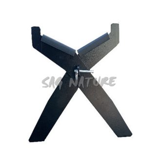 1713080 - SUPPORTO REST IN ACCIAIO SMONTABILE IN 3 PZ RICHIUDIBILE IN BORSA, INGOMBRO DA CHIUSO 35X6 - ART. D1621 RACK