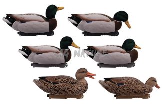 1713087 - SET GERMANO FLOCKED MASCHIO E FEMMINA - CONFEZIONE DA 6 PEZZI - STAMPO 43 CM - FINAL APPROACH FA192350