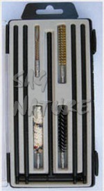 1716016 - COMPLETO PULIZIA PER CARABINA IN SCATOLA TRASPARENTE - CAL. 22/5,6 MM - 284/7 MM - 30/7,62 MM - 357/9 MM - ART. 180A