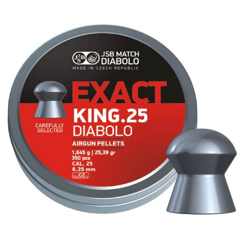 1718044 - PALLINI JSB EXACT KING - 6.35mm - 25.39gr - 350 PZ