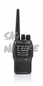 1901018 - RICETRASMITTENTE G11V - PMR446  + CARIC. DA TAVOLO + CLIP RIPROD. - MIDLAND