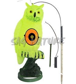 2008008 - GUFO REALE FLUORESCENTE CON BASE 54 CM 5651 FLS  SPORTPLAST