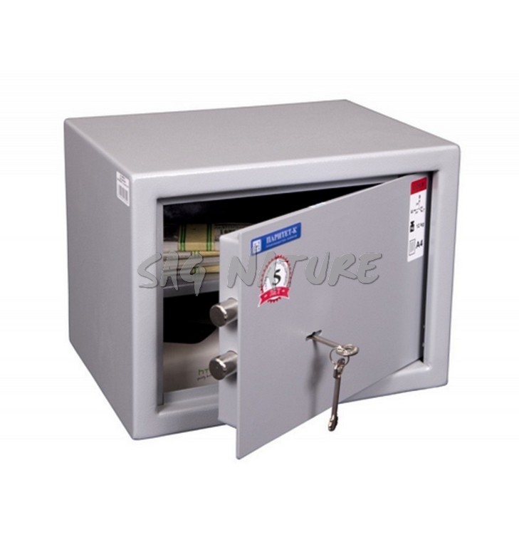 2301033 - CASSAFORTE/ARMADIO BLINDATO MOD. PS26 - CM35X26X26 - COL. GRIGIO PERLA - KG 12 - RIPIANI REMOVIBILI - GRIFFON