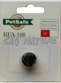 2601031 - BATTERIA PER COLLARE ANTIABBAIO ARTICOLI 2601025 -2601026 - 2601061 - RFA-188 - PET SAFE