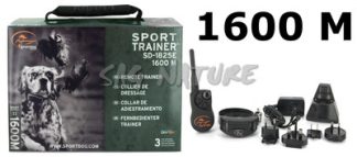 2601074 - SISTEMA ADDESTRAMENTO 1600 MT - 3X8 LIVELLI - TONO E VIBRAZIONE OPZIONALI - SPORT DOG - SD-1825E OLD