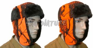 2901039 - CAPPELLO ARANCIONE CON COPRIORECCHIE ED INTERNO CON PILE - SAG NATURE