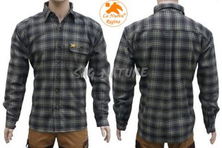 2901040 - CAMICIA POLLINO IN 100% COTONE SPAZZOLATO - TG S ALLA 3XL - LA NUOVA REGINA - SAG NATURE