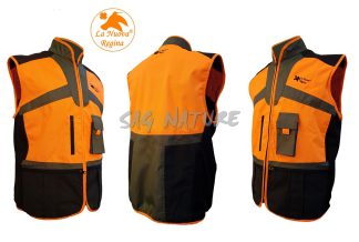 2901042 - GILET SUPREME IN CORDURA E KEVLAR - COLORE GREEN ORANGE - TG S ALLA 5XL - LA NUOVA REGINA - SAG NATURE