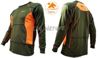 2901075 - MAGLIA T-SHIRT TECNICA SUPREME FULL GREEN MANICHE LUNGHE - TG S ALLA 5XL - LA NUOVA REGINA - SAG NATURE