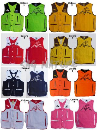 2901111 - GILET DRESSEUR CON RICAMO POINTER - TG XS ALLA 5XL - LA NUOVA REGINA - SAG NATURE