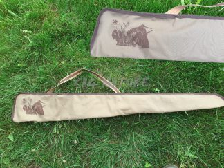 2902002 - FODERO STOFFA MEZZA ZIP COMPLETO DI TRACOLLA CON CANE E BECCACCIA - 130 CM - CF 12 PZ - LA NUOVA REGINA