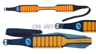 2902011 - CARTUCCIERA SIRIO IN PELLE MARRONE ED ARANCIONE - LA NUOVA REGINA