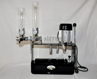 3301009 - PRESSA FUSION V-S1500 A TRE STAZIONI COMPLETA DI DOSATORI POLVERE E PIOMBO, CALCABORRE, BOBINA, RIBASSATORE ED INCISORE IN ACCIAIO - GAEP