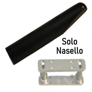 3501019 - NASELLO IN SILICONE DI COLORE NERO - MISURA 200x37 MM - CERVELLATI - 214577